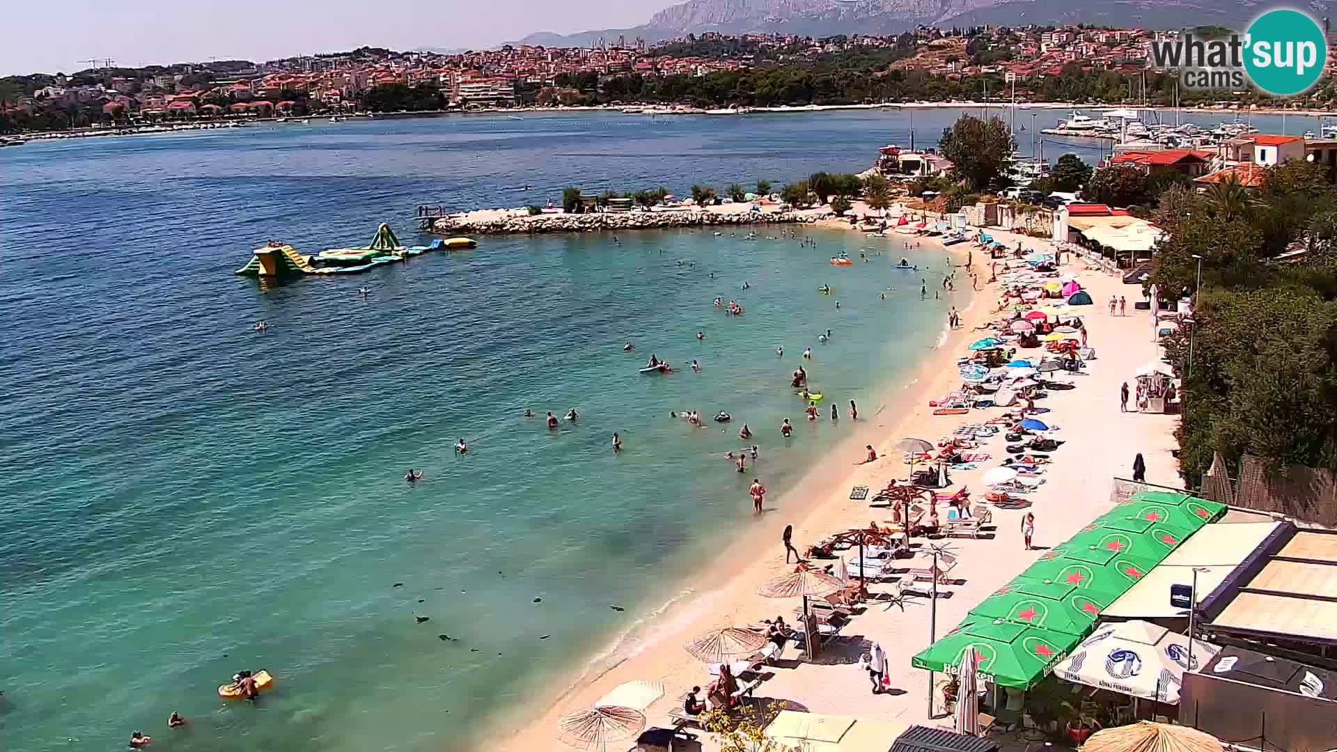 Webcam plage de Podstrana – Vue en direct depuis Hotel Split