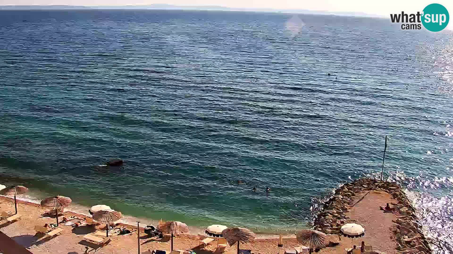 Spletna kamera Plaža Podstrana – Pogled v živo