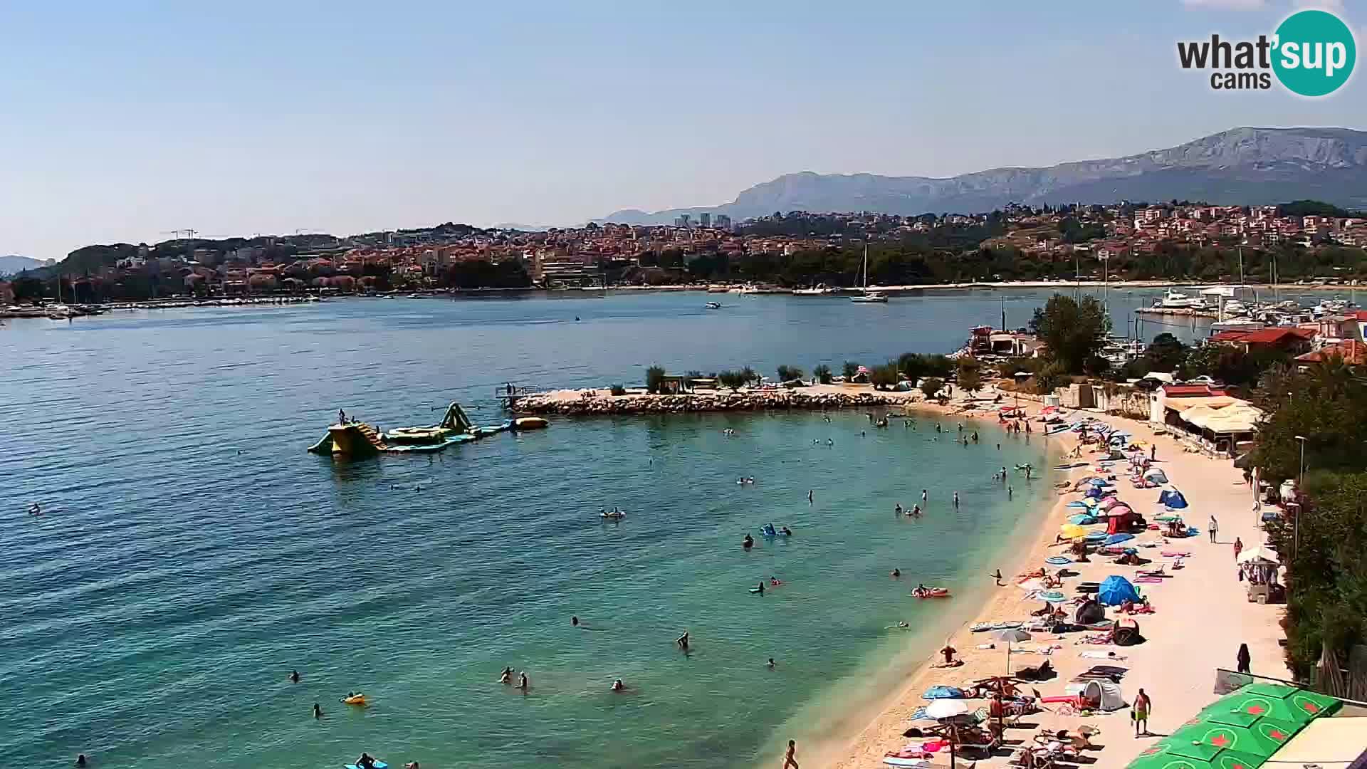 Web kamera Plaža Podstrana – Pogled uživo