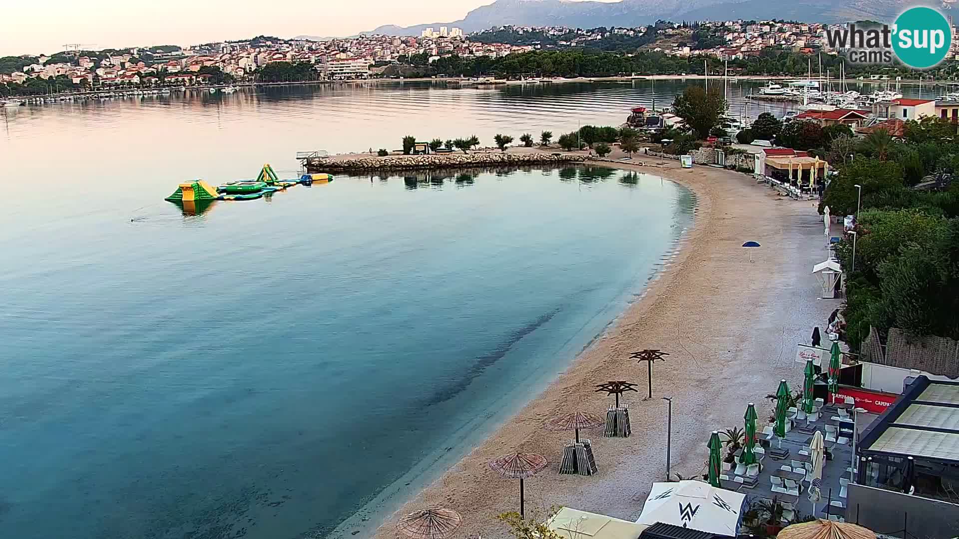 Webcam Playa de Podstrana – Vista en directo desde Hotel Split
