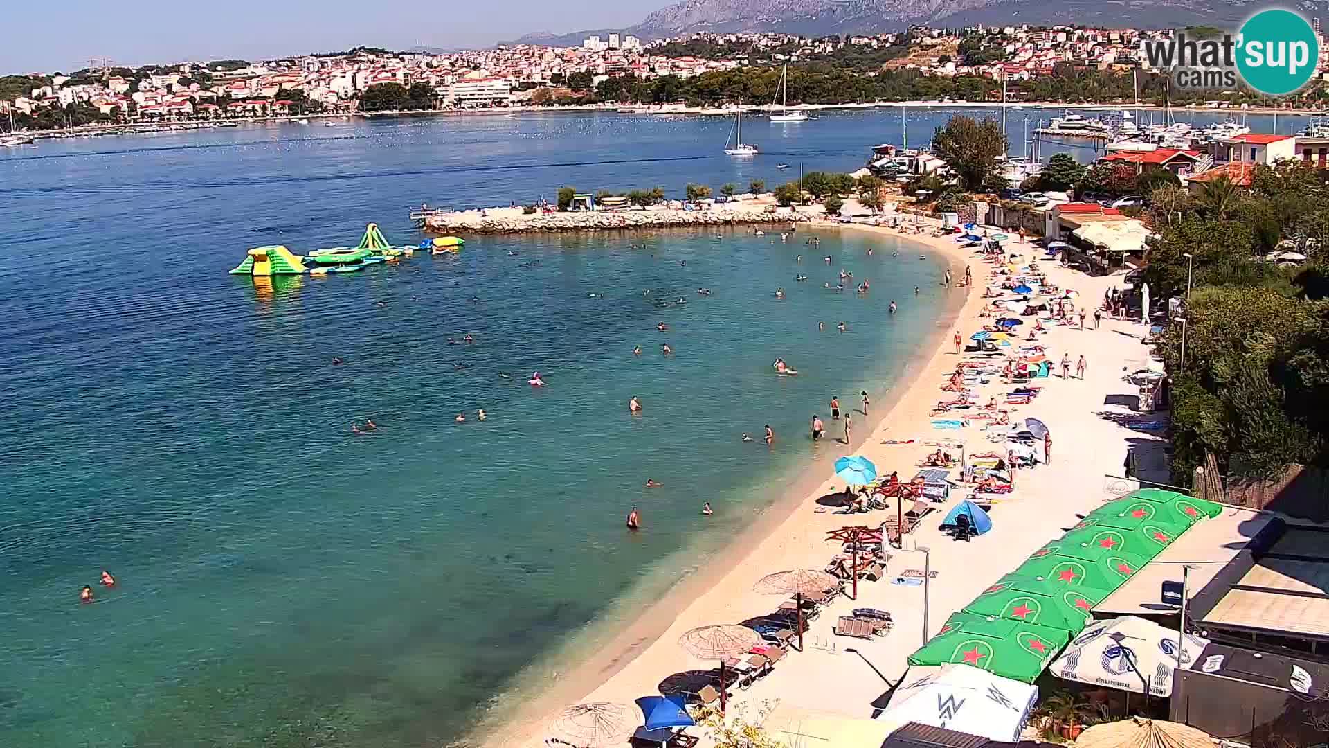 Webcam Playa de Podstrana – Vista en directo desde Hotel Split