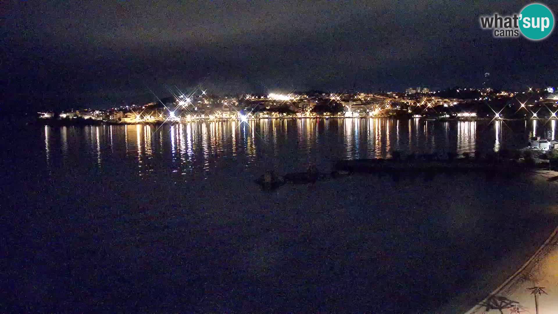 Webcam plage de Podstrana – Vue en direct depuis Hotel Split