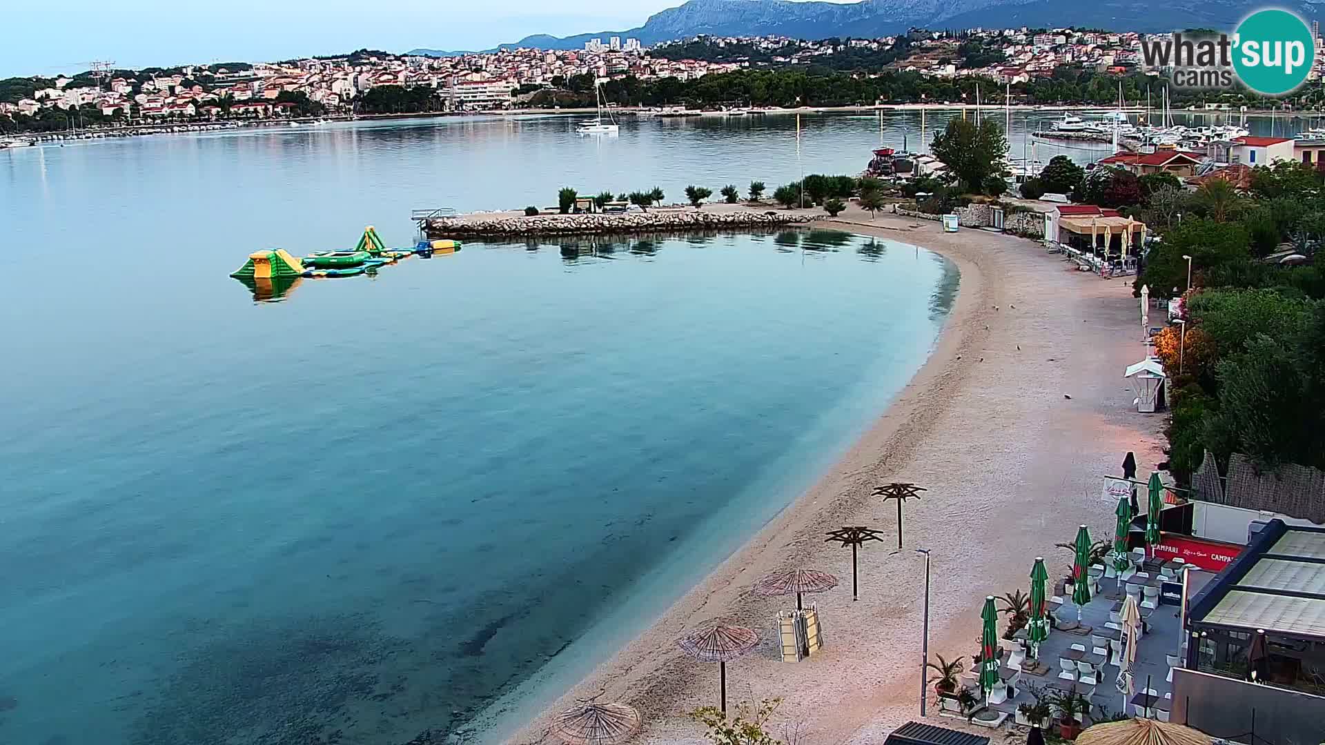 Web kamera Plaža Podstrana – Pogled uživo