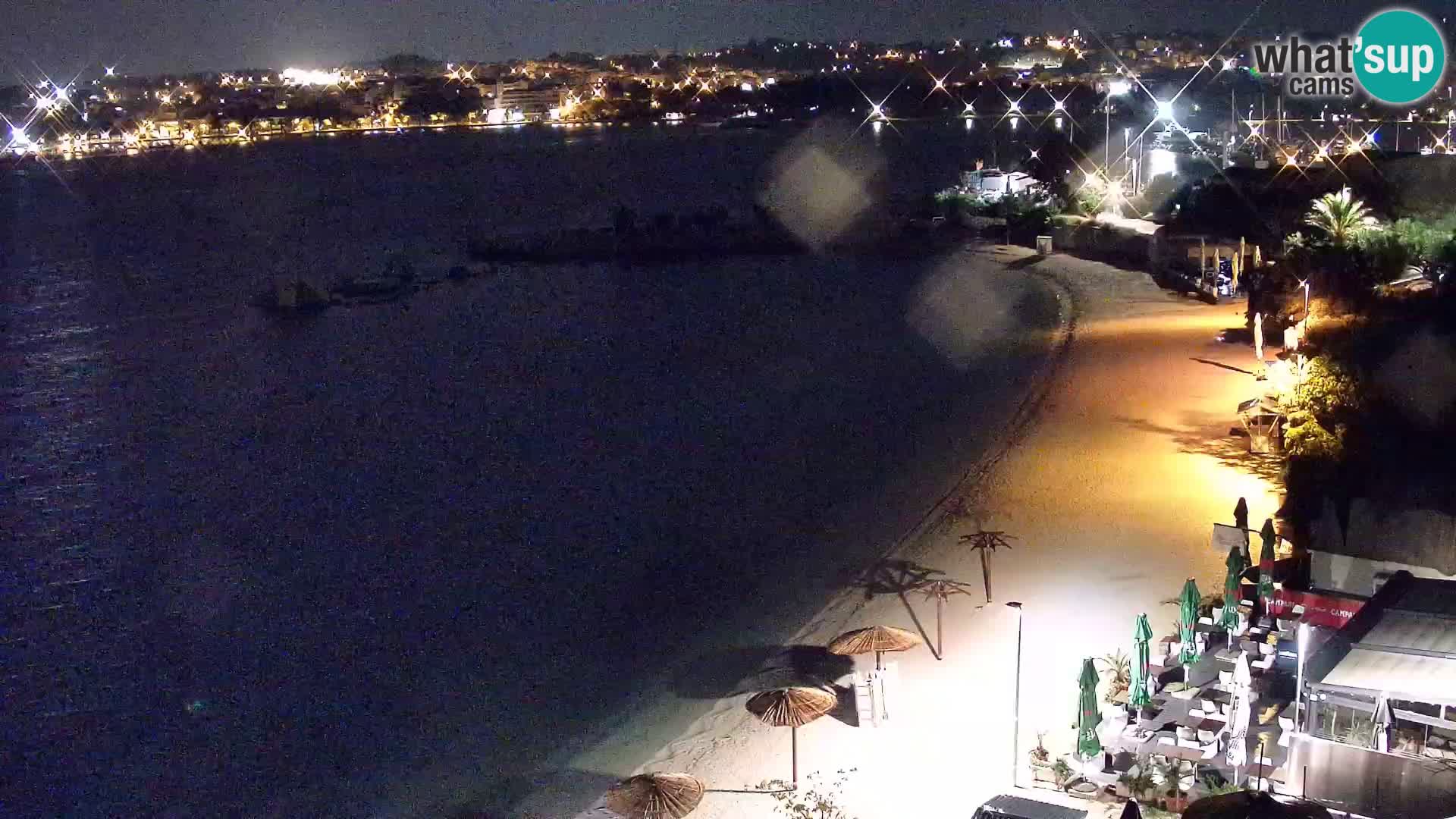 Web kamera Plaža Podstrana – Pogled uživo