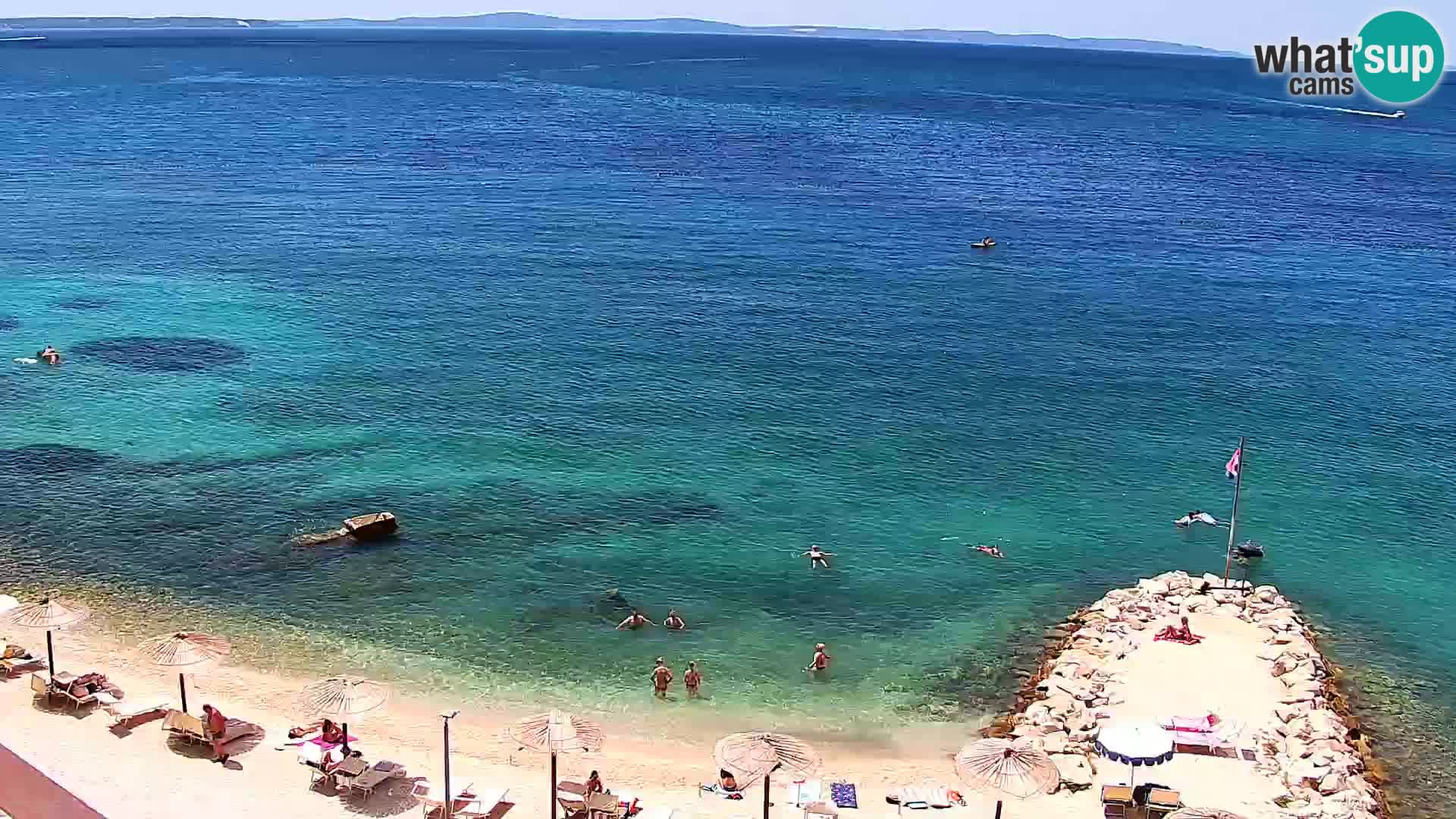 Podstrana Beach Webcam – Live View from Hotel Split