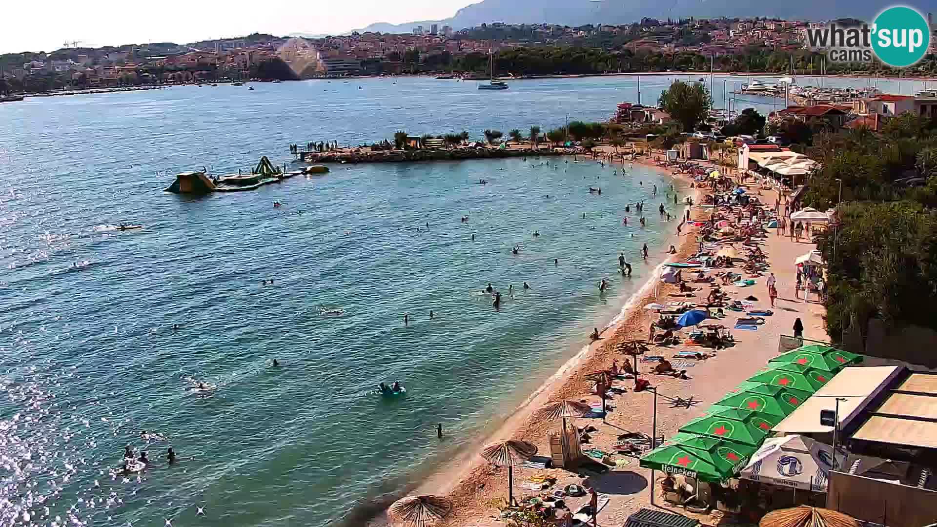 Spletna kamera Plaža Podstrana – Pogled v živo
