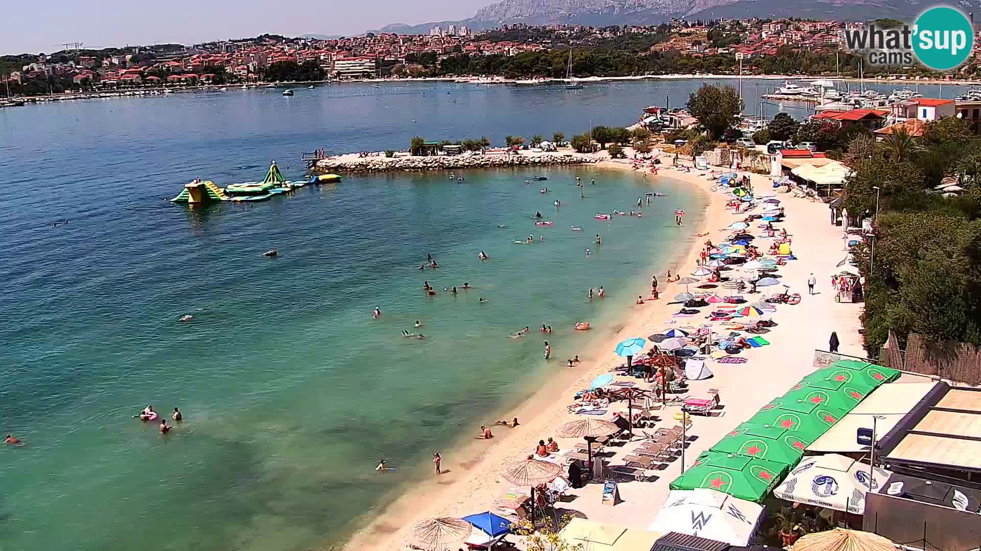 Webcam plage de Podstrana – Vue en direct depuis Hotel Split