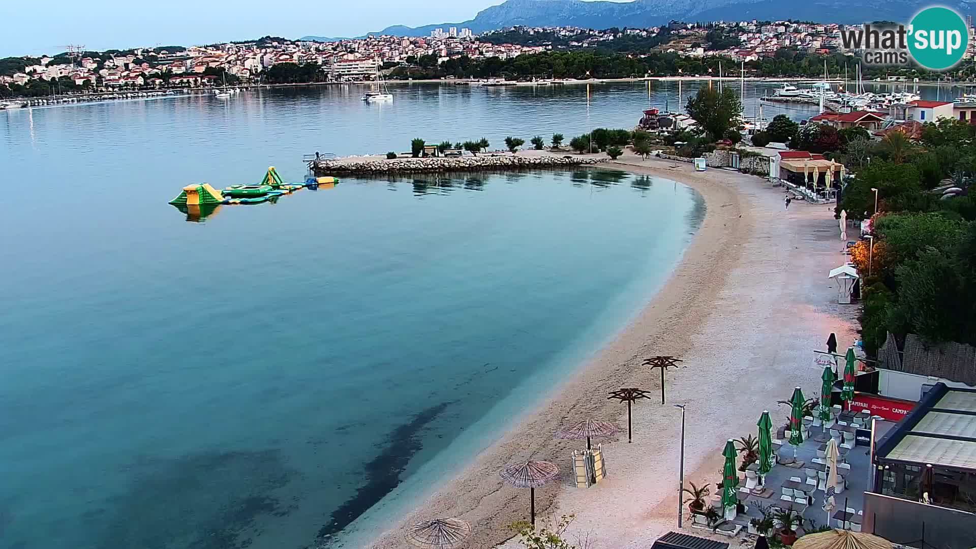 Web kamera Plaža Podstrana – Pogled uživo