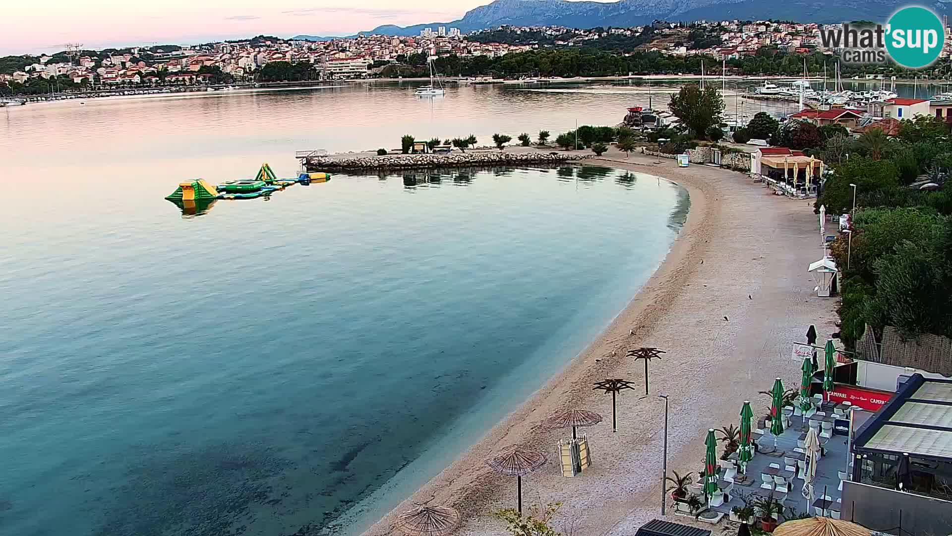 Web kamera Plaža Podstrana – Pogled uživo