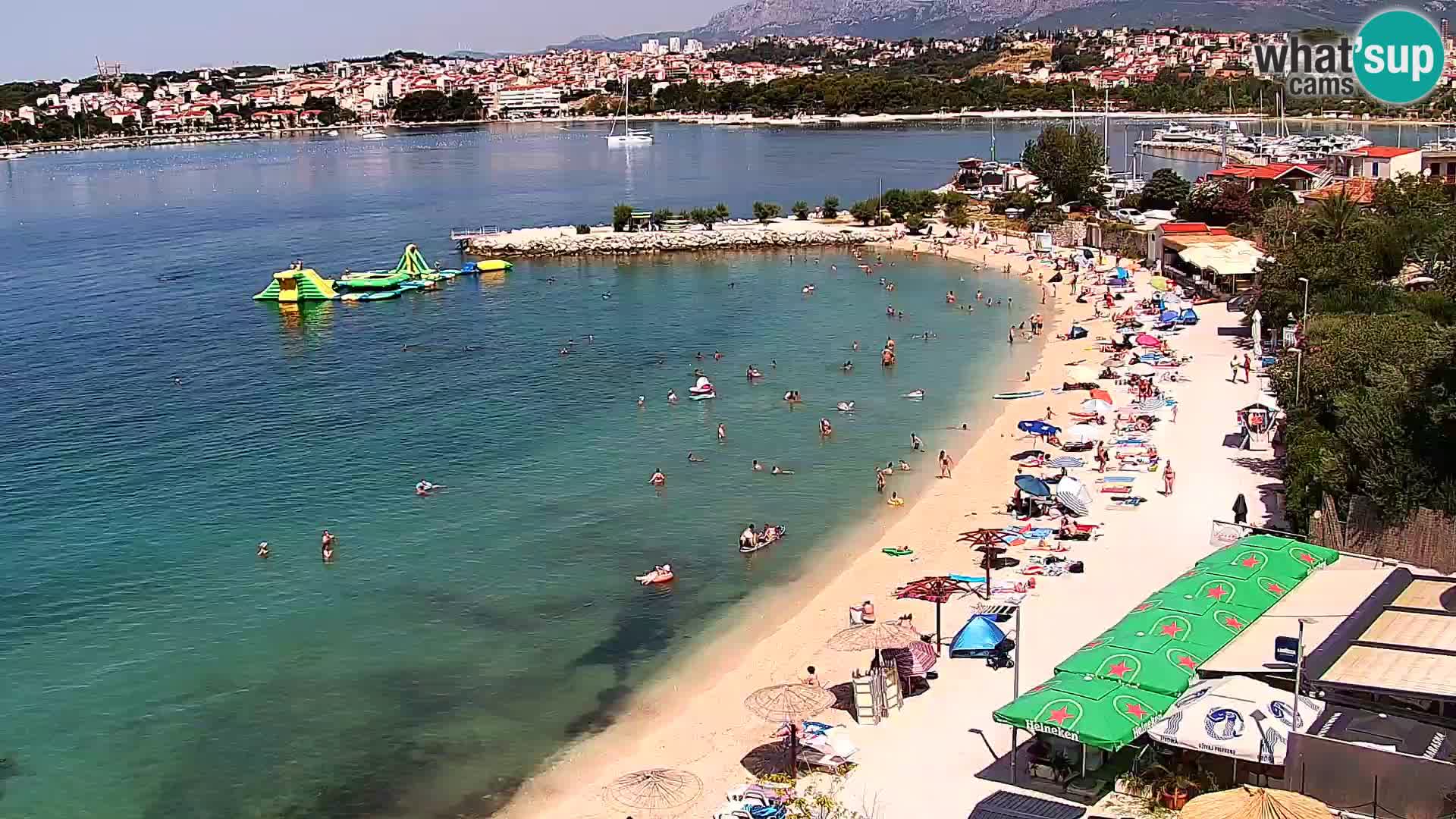 Web kamera Plaža Podstrana – Pogled uživo