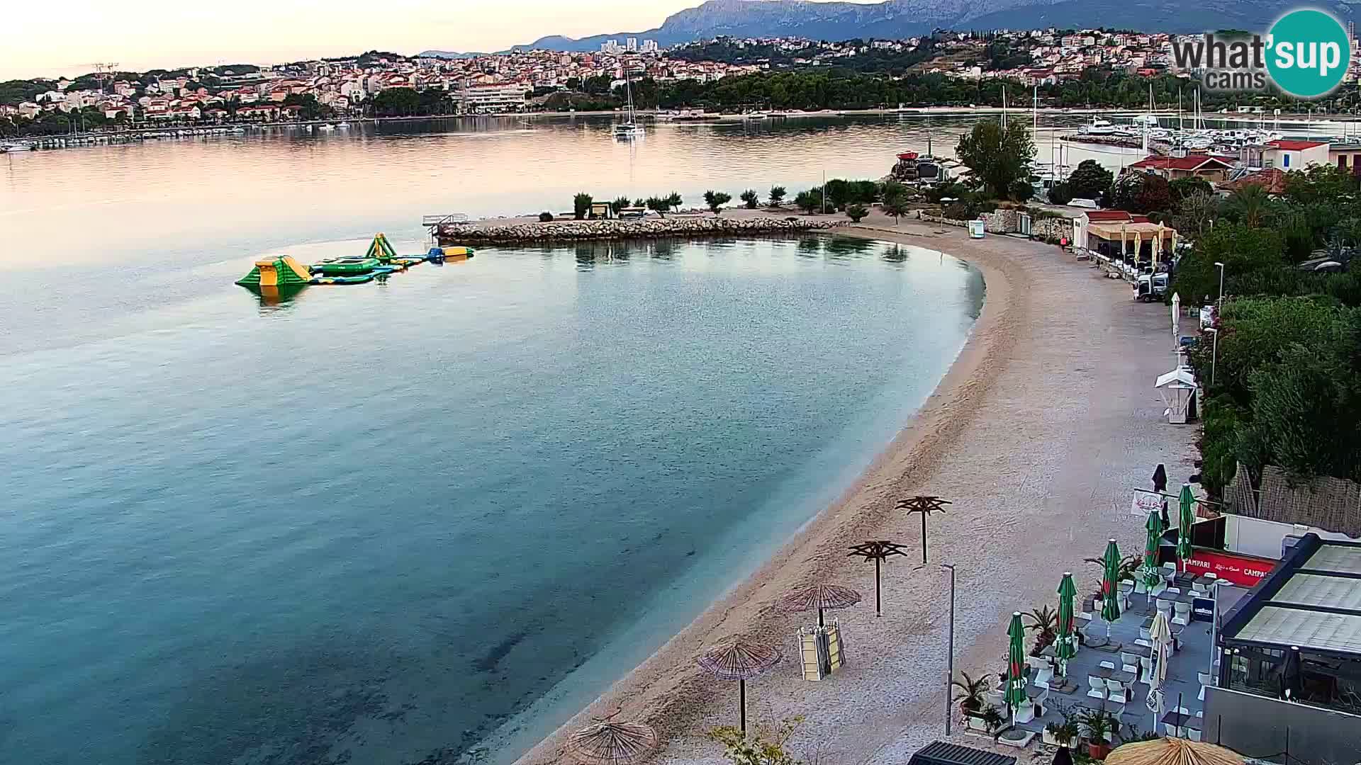 Web kamera Plaža Podstrana – Pogled uživo
