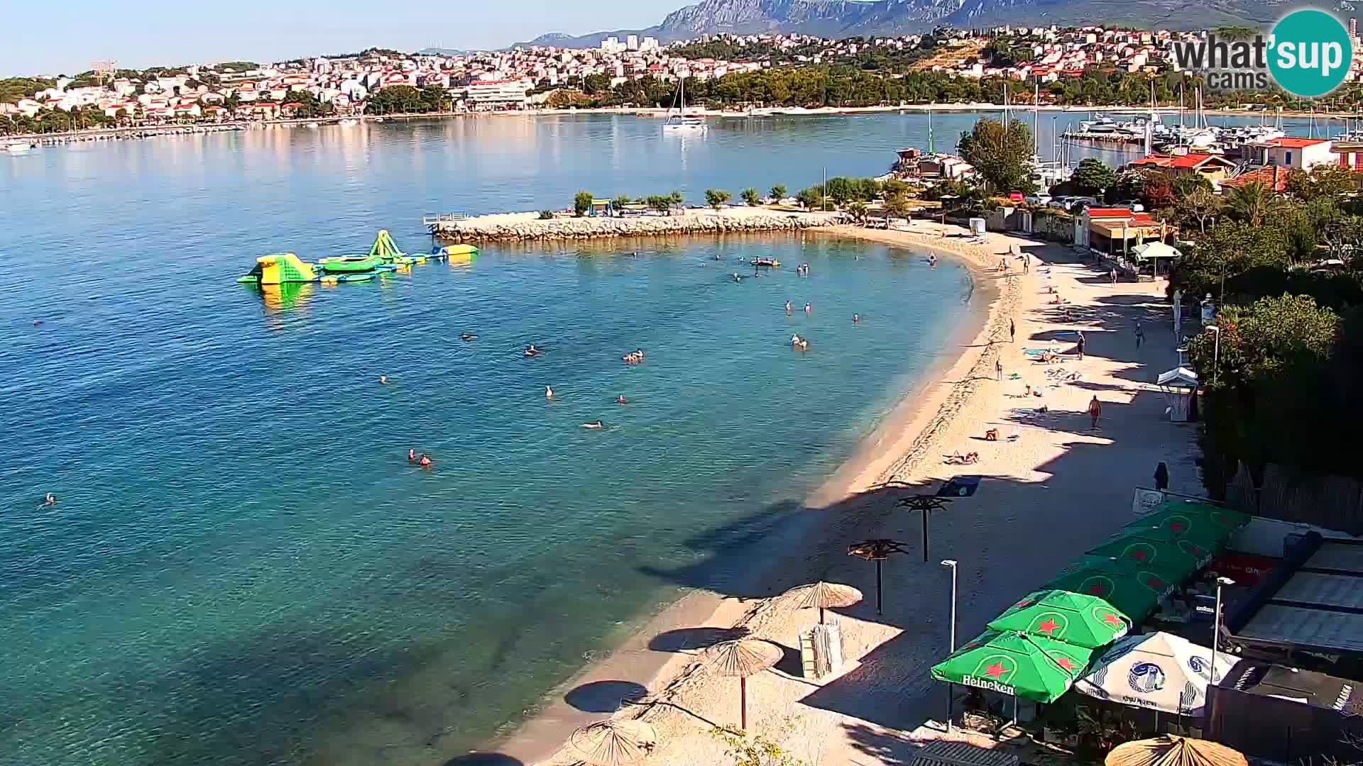 Podstrana Strand Webcam – Liveblick vom Hotel Split
