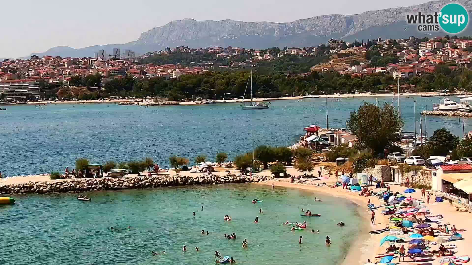 Webcam plage de Podstrana – Vue en direct depuis Hotel Split