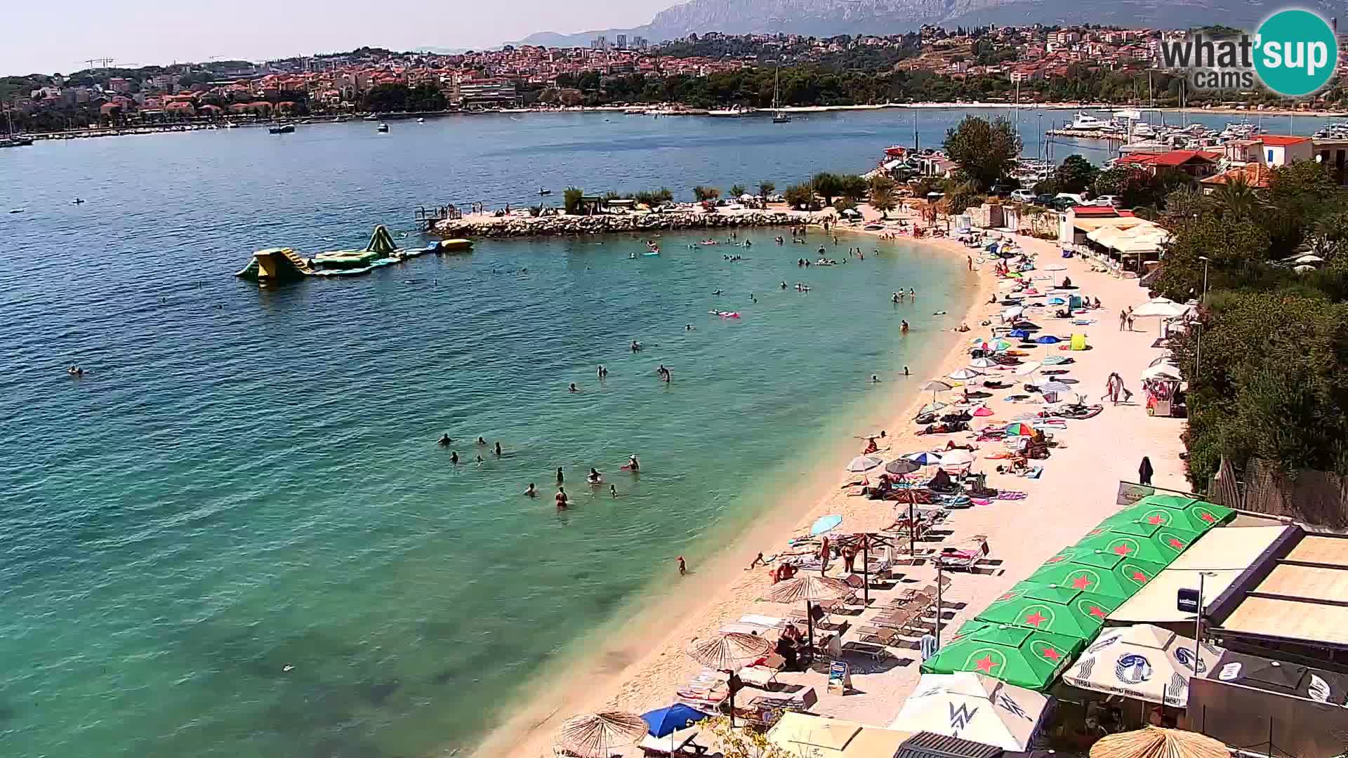 Webcam Playa de Podstrana – Vista en directo desde Hotel Split