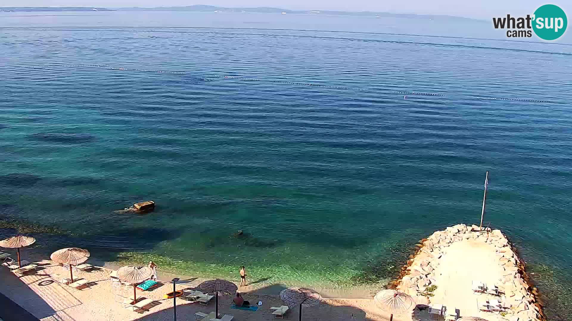 Spletna kamera Plaža Podstrana – Pogled v živo