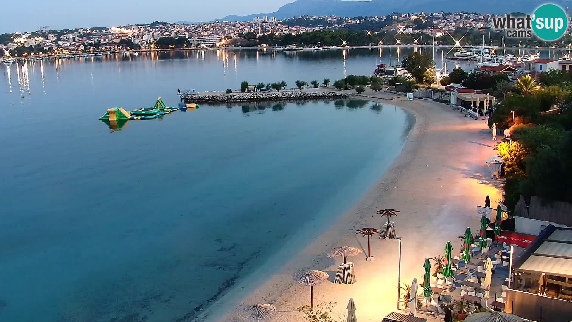 Spletna kamera Plaža Podstrana – Pogled v živo