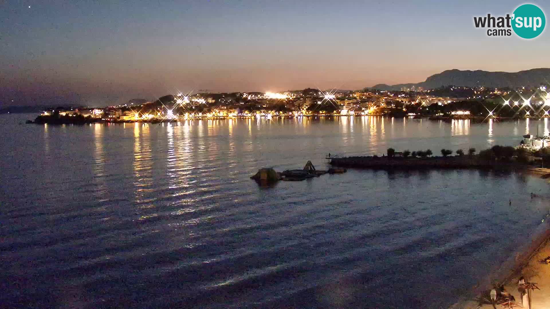 Podstrana Strand Webcam – Liveblick vom Hotel Split