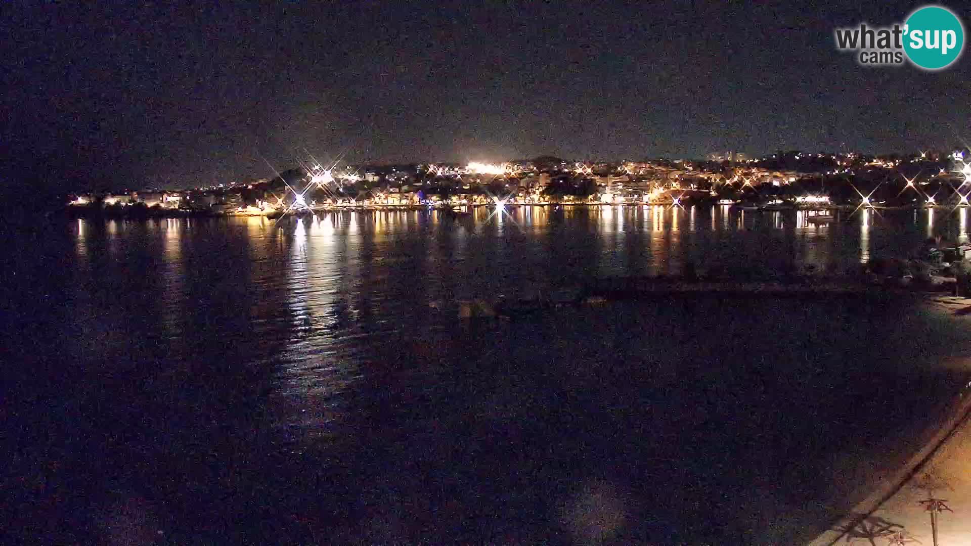 Spletna kamera Plaža Podstrana – Pogled v živo