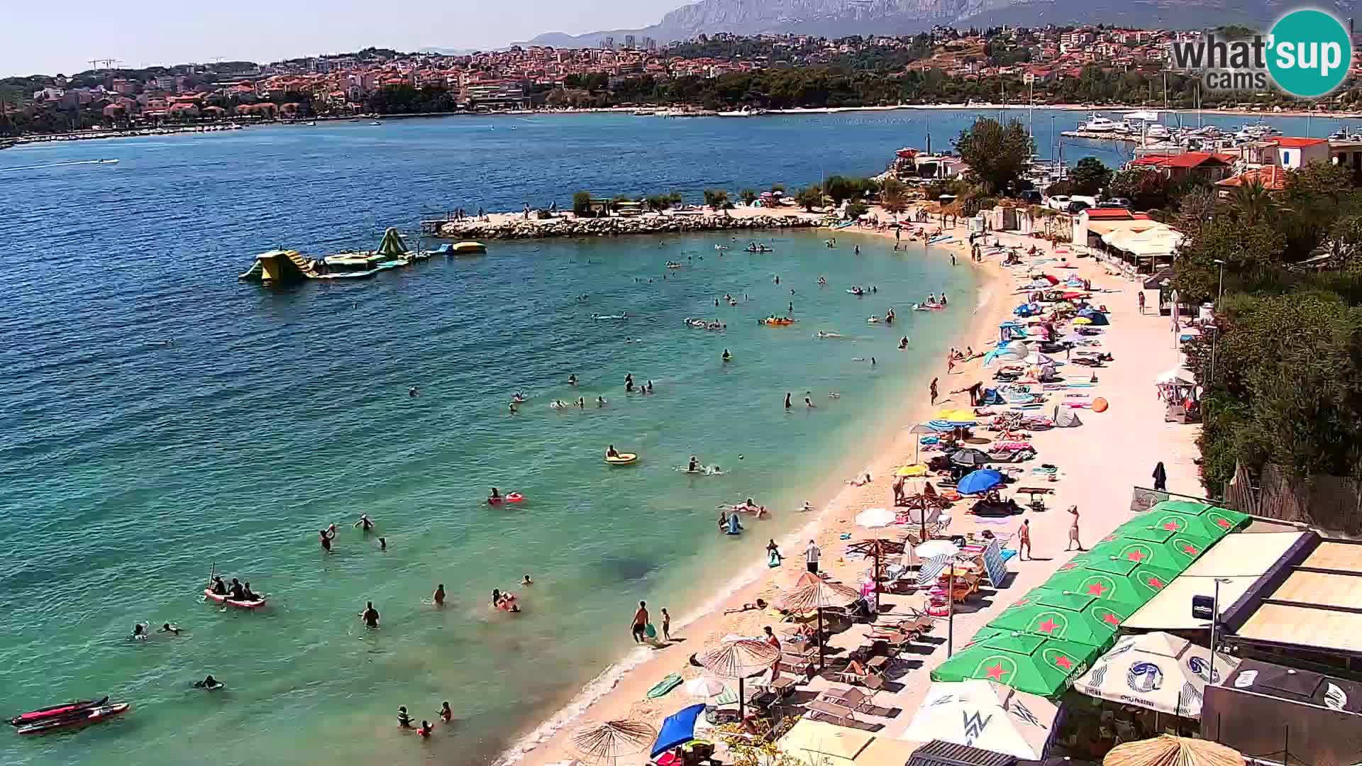 Web kamera Plaža Podstrana – Pogled uživo