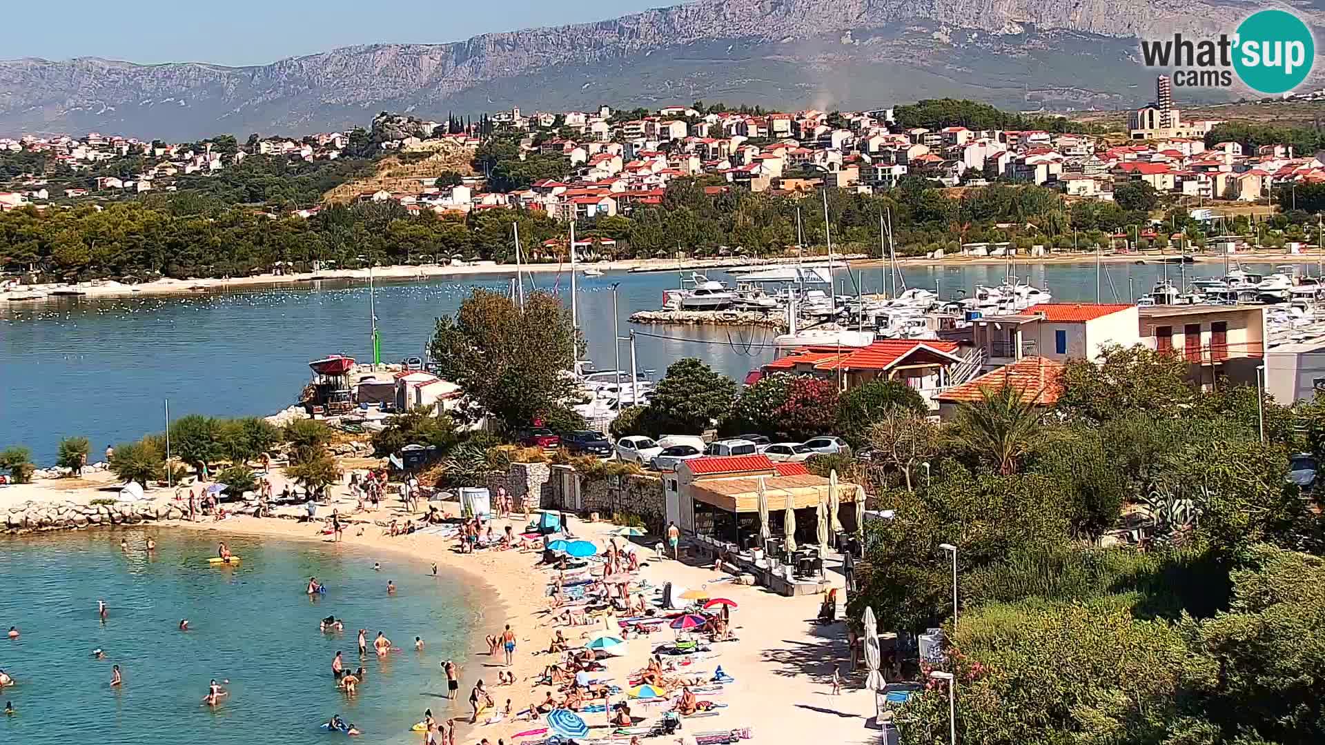 Webcam Playa de Podstrana – Vista en directo desde Hotel Split