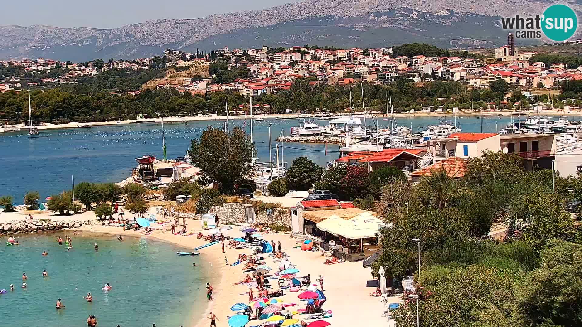 Web kamera Plaža Podstrana – Pogled uživo