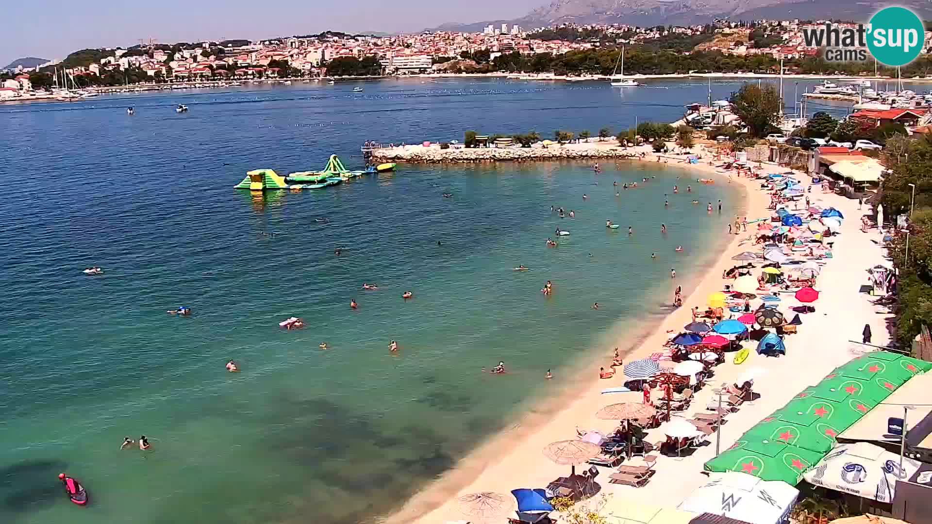 Web kamera Plaža Podstrana – Pogled uživo