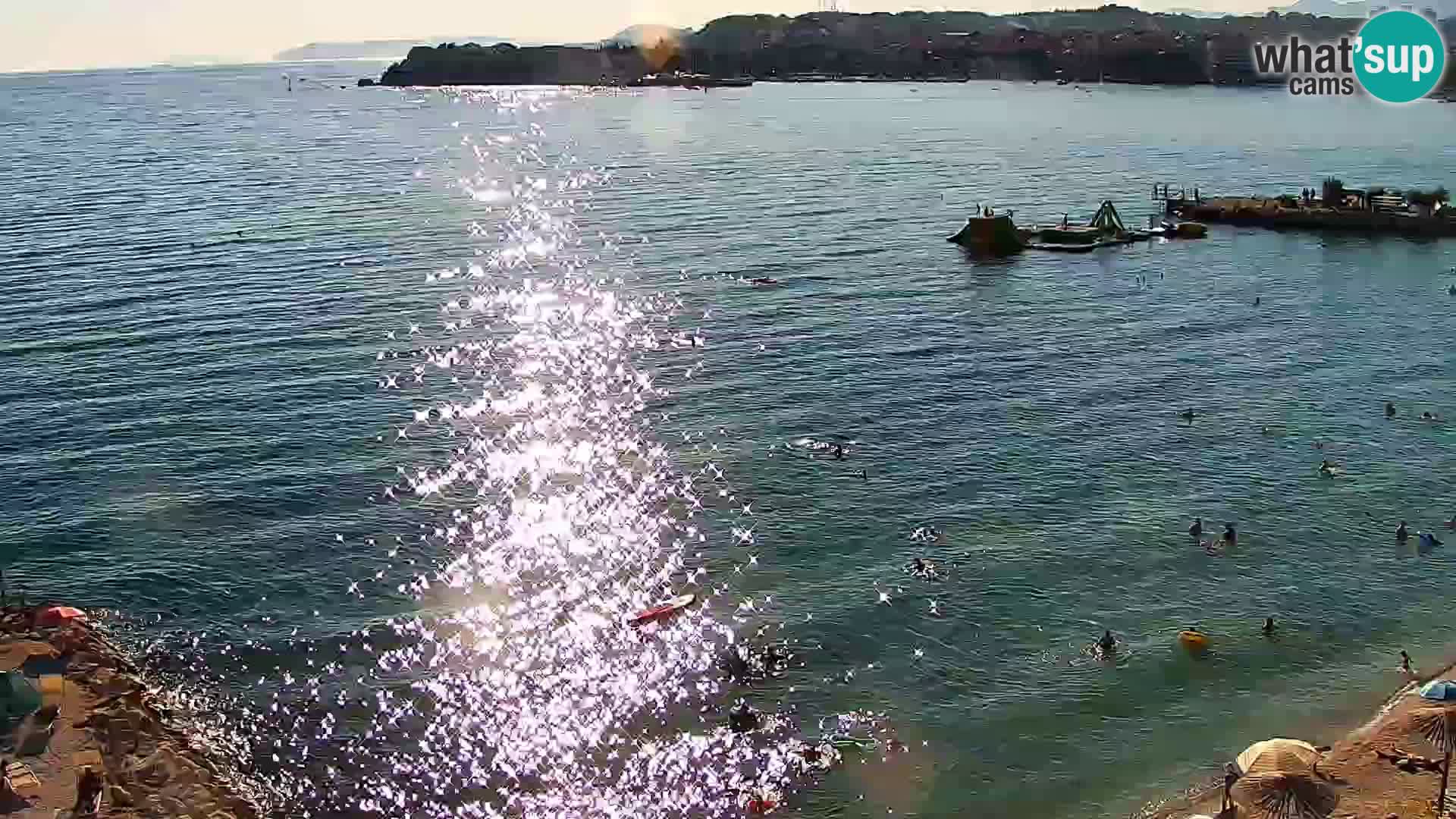 Spletna kamera Plaža Podstrana – Pogled v živo