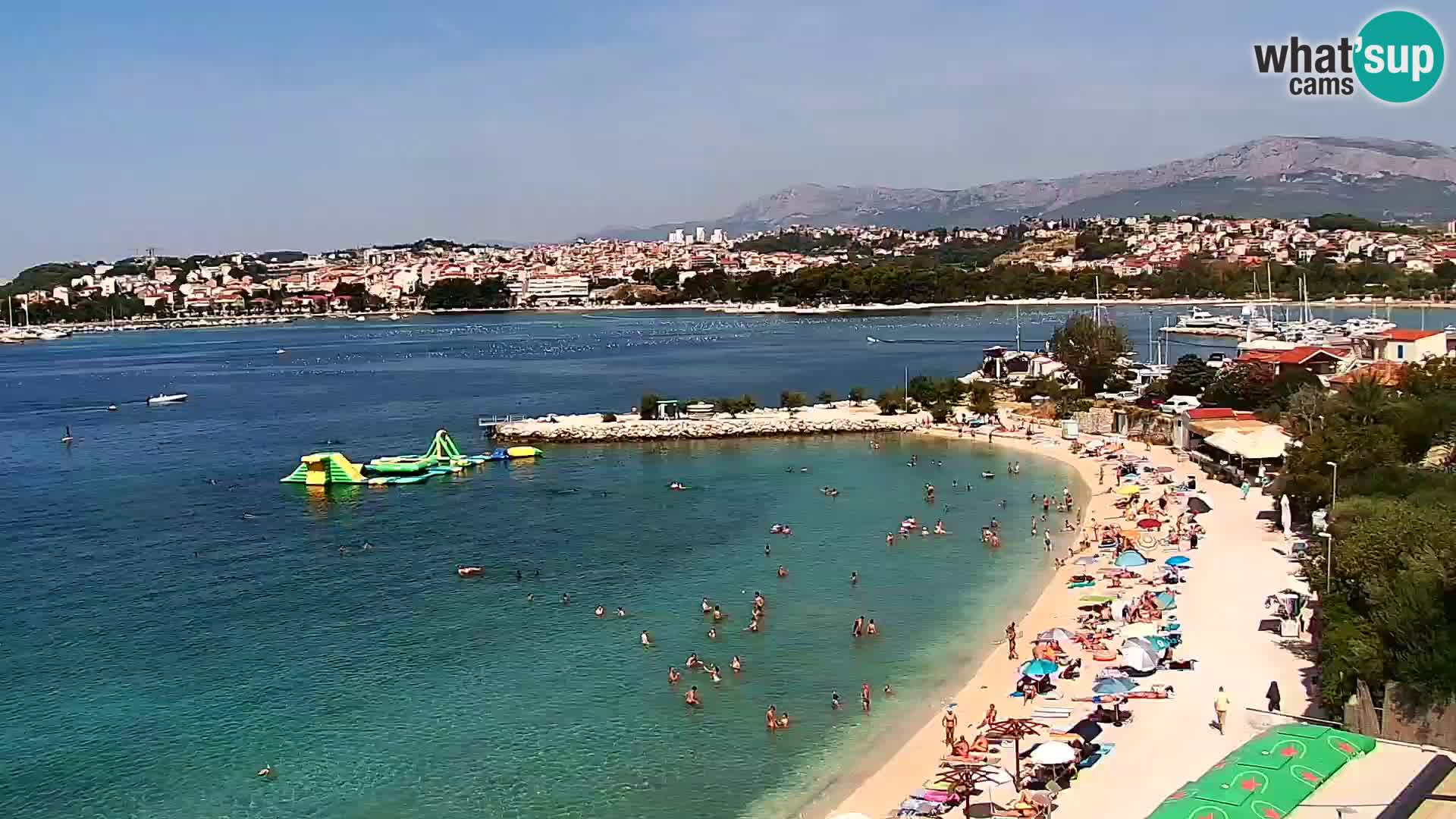 Webcam plage de Podstrana – Vue en direct depuis Hotel Split