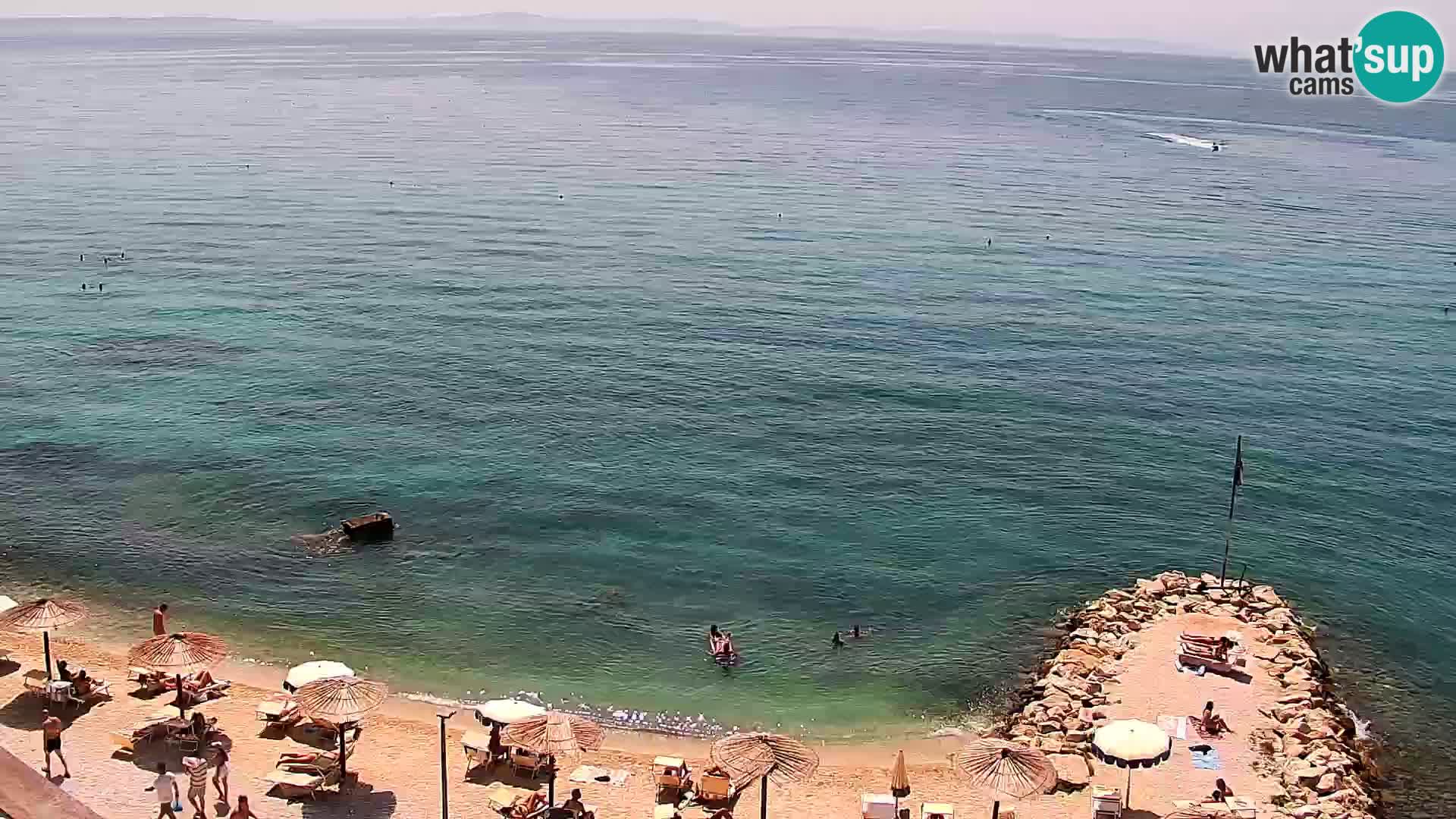 Podstrana Strand Webcam – Liveblick vom Hotel Split