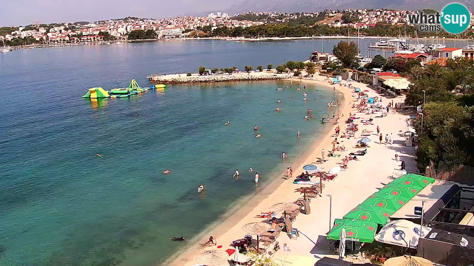 Webcam plage de Podstrana – Vue en direct depuis Hotel Split