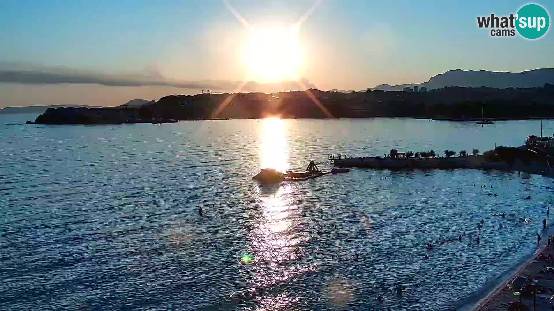 Webcam Playa de Podstrana – Vista en directo desde Hotel Split