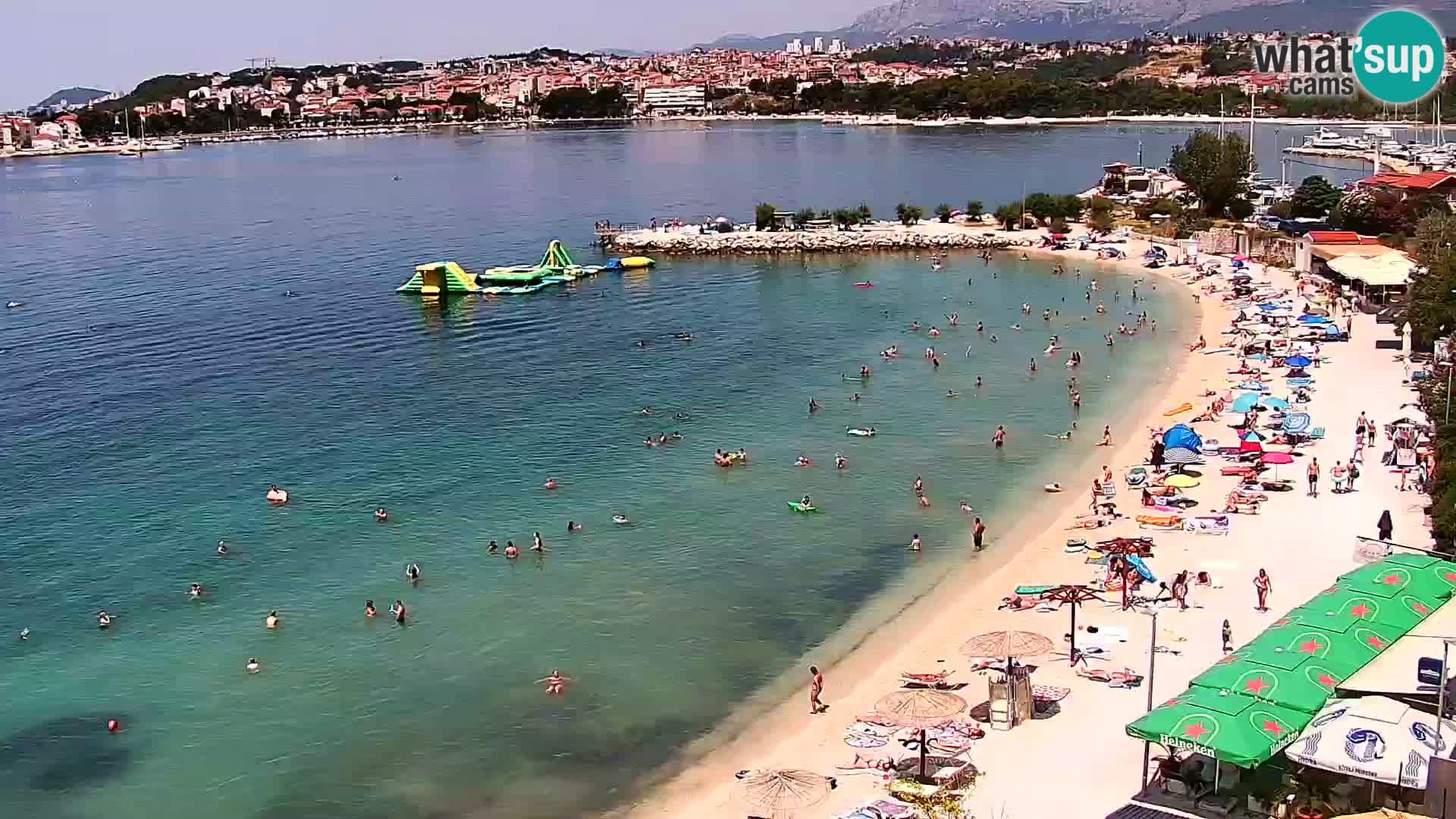 Spletna kamera Plaža Podstrana – Pogled v živo