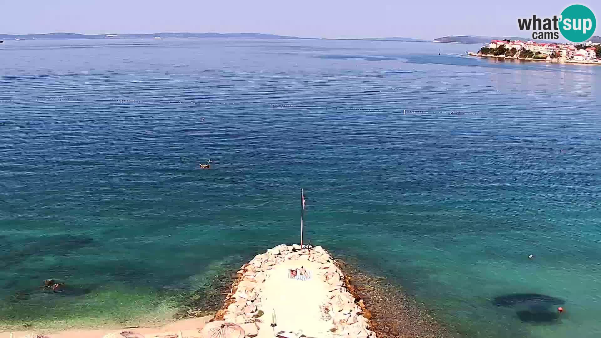 Web kamera Plaža Podstrana – Pogled uživo