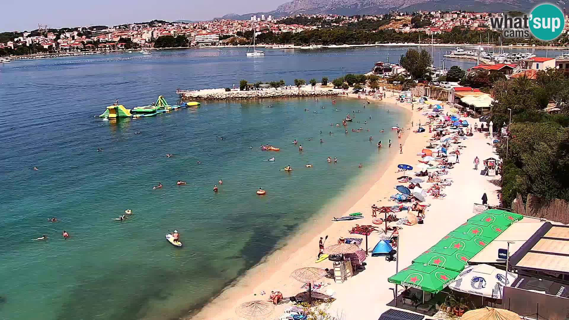 Webcam plage de Podstrana – Vue en direct depuis Hotel Split