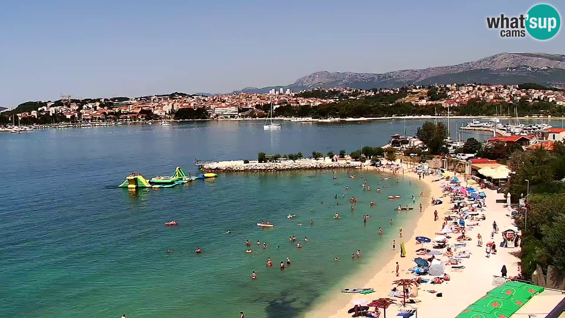 Web kamera Plaža Podstrana – Pogled uživo
