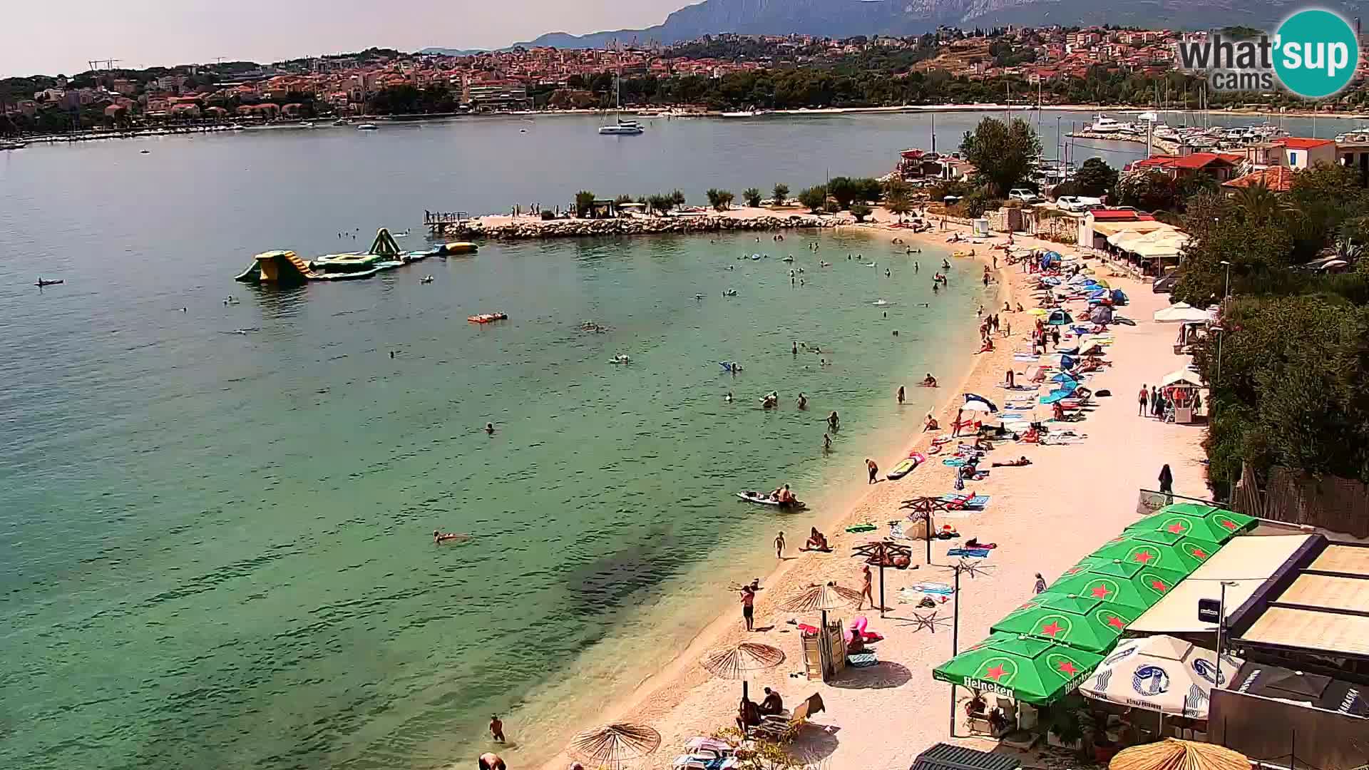 Podstrana Strand Webcam – Liveblick vom Hotel Split