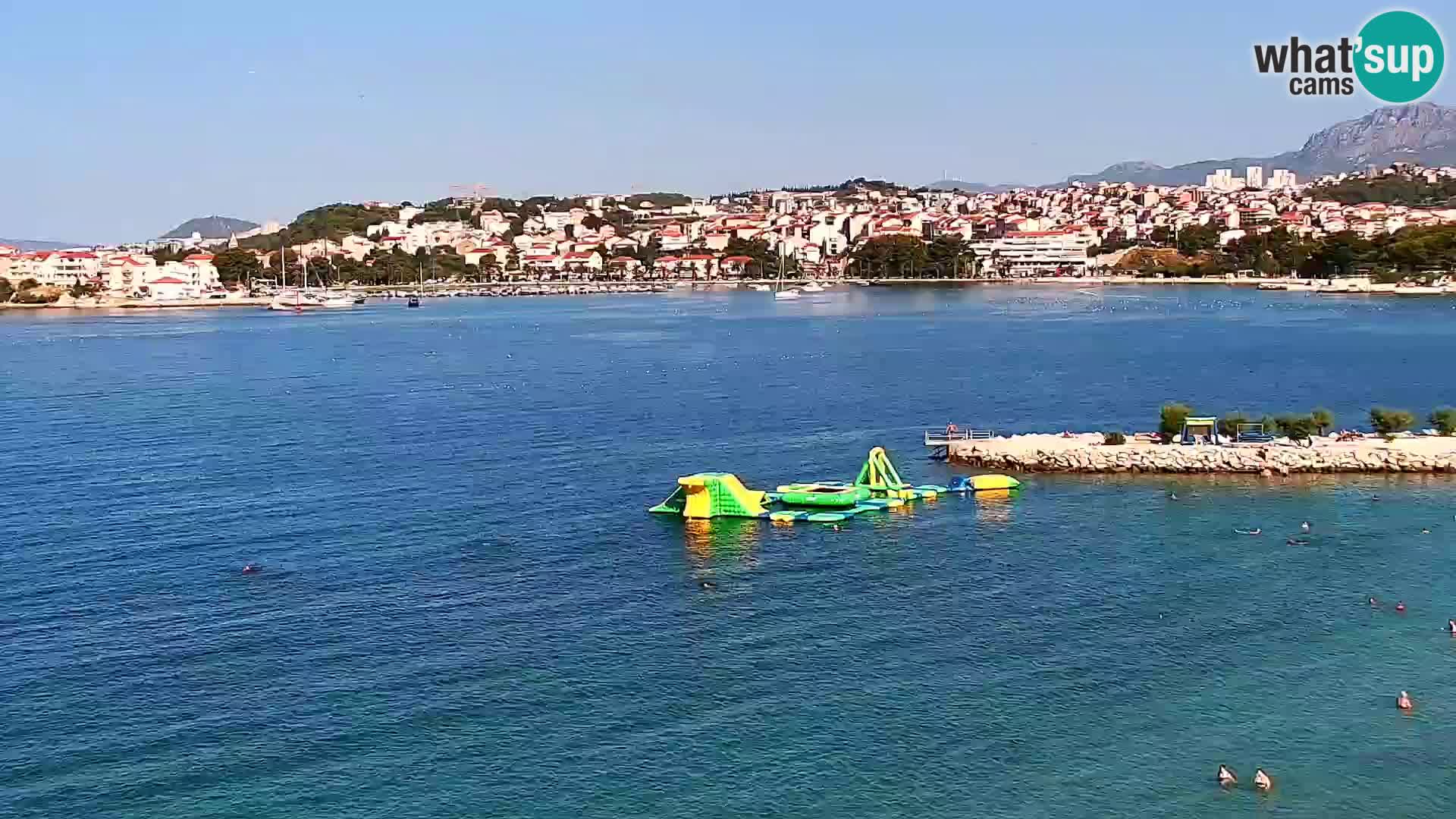 Spletna kamera Plaža Podstrana – Pogled v živo