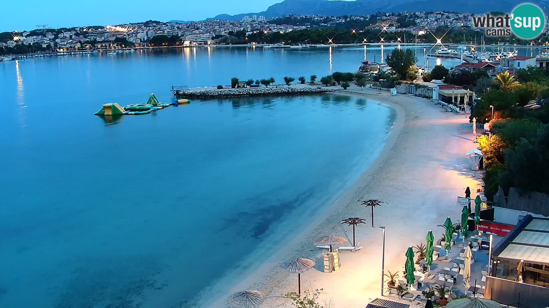 Spletna kamera Plaža Podstrana – Pogled v živo