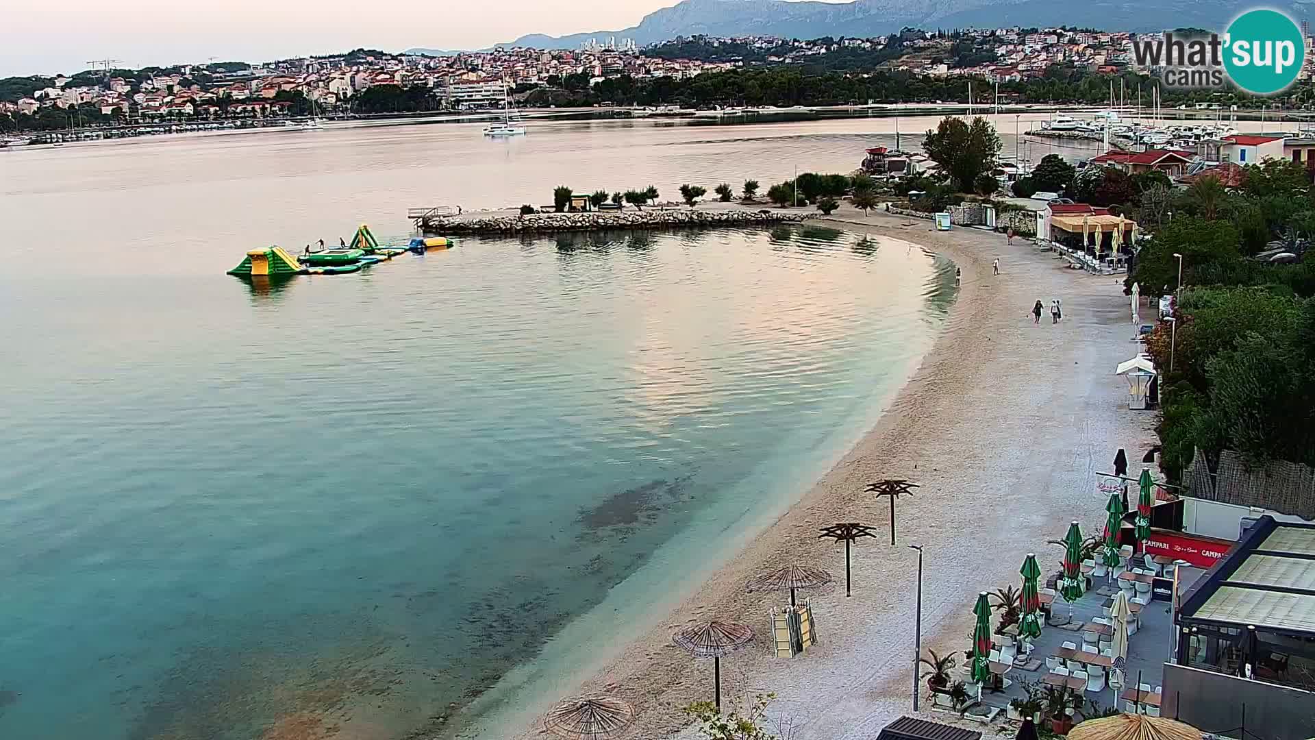 Webcam plage de Podstrana – Vue en direct depuis Hotel Split