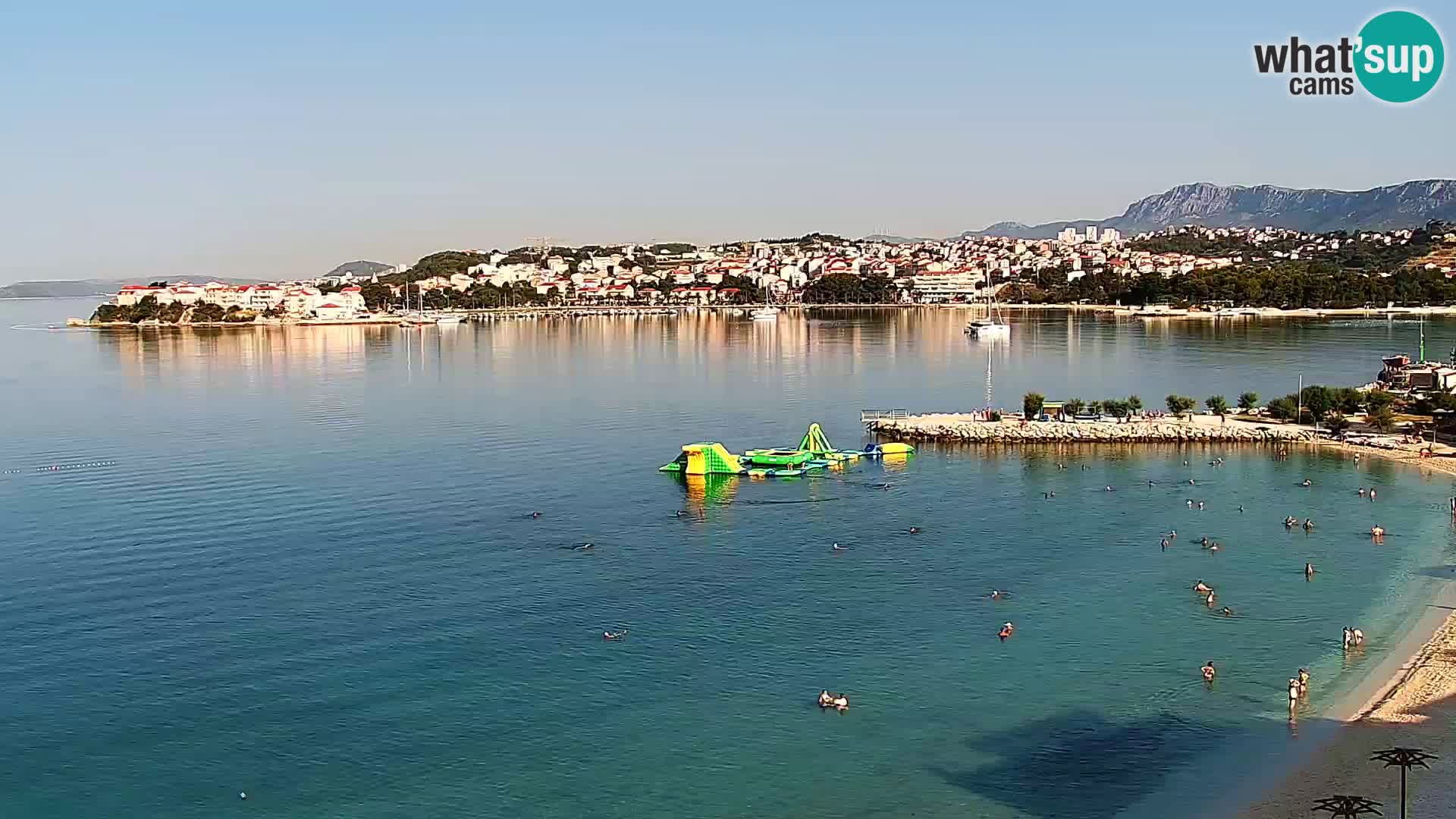 Web kamera Plaža Podstrana – Pogled uživo