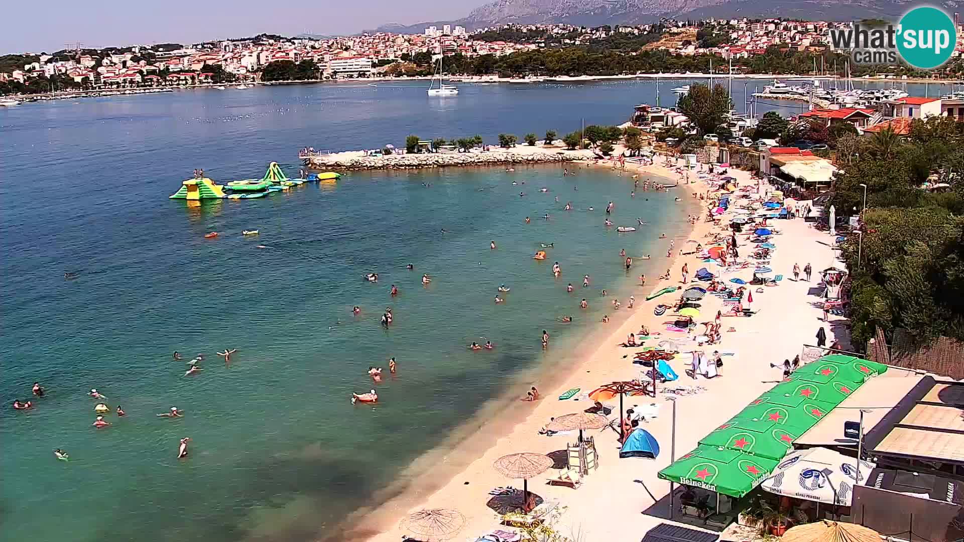 Webcam Playa de Podstrana – Vista en directo desde Hotel Split