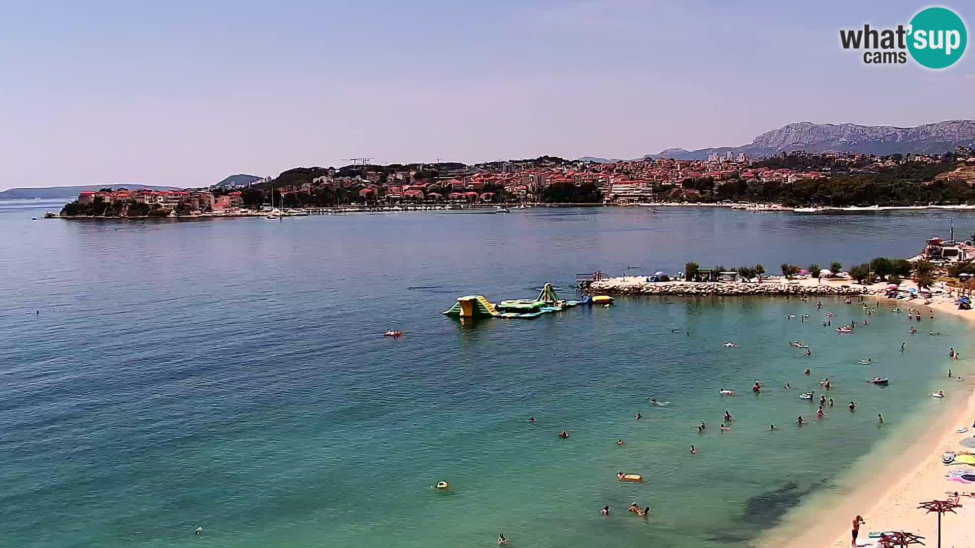 Webcam plage de Podstrana – Vue en direct depuis Hotel Split