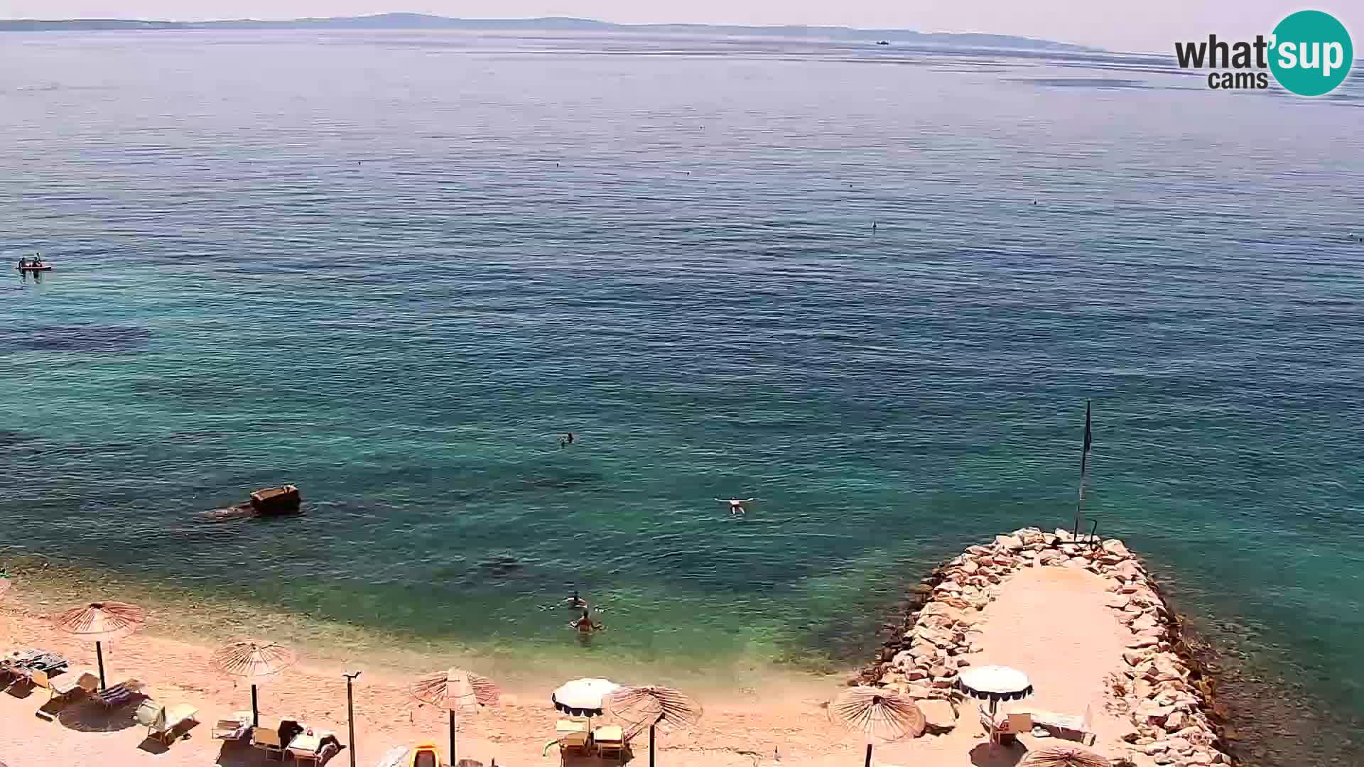 Webcam plage de Podstrana – Vue en direct depuis Hotel Split
