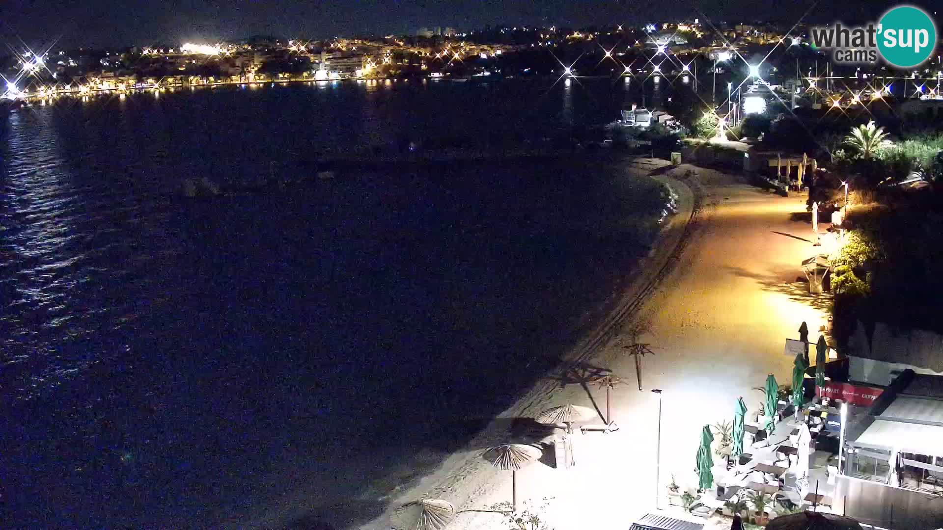 Spletna kamera Plaža Podstrana – Pogled v živo