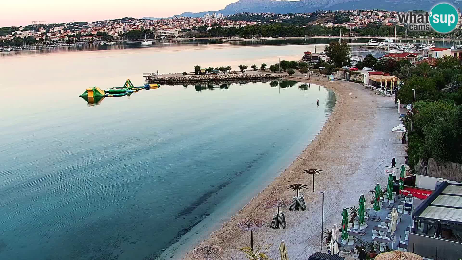 Web kamera Plaža Podstrana – Pogled uživo