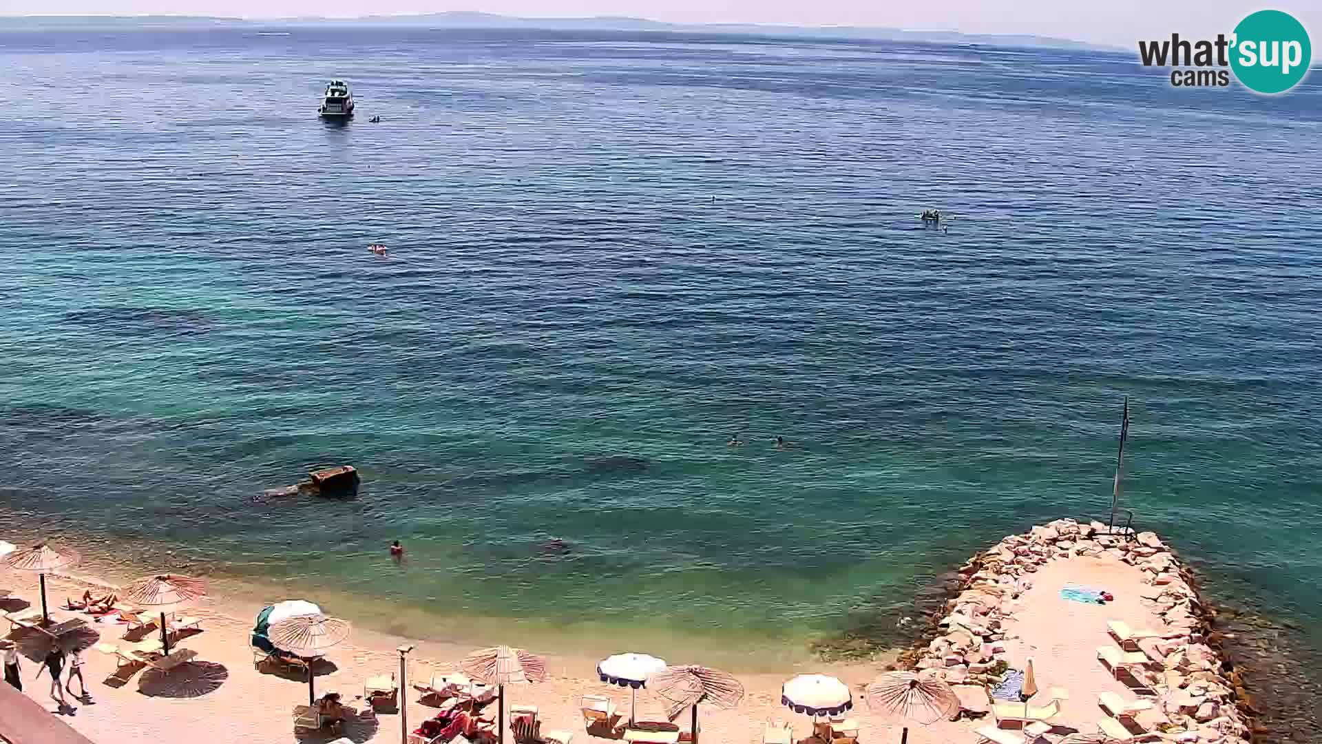Webcam Playa de Podstrana – Vista en directo desde Hotel Split