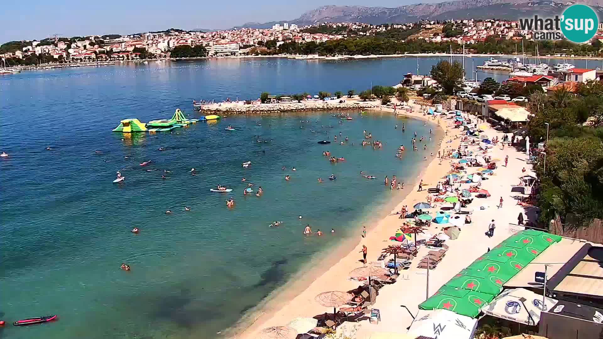 Spletna kamera Plaža Podstrana – Pogled v živo