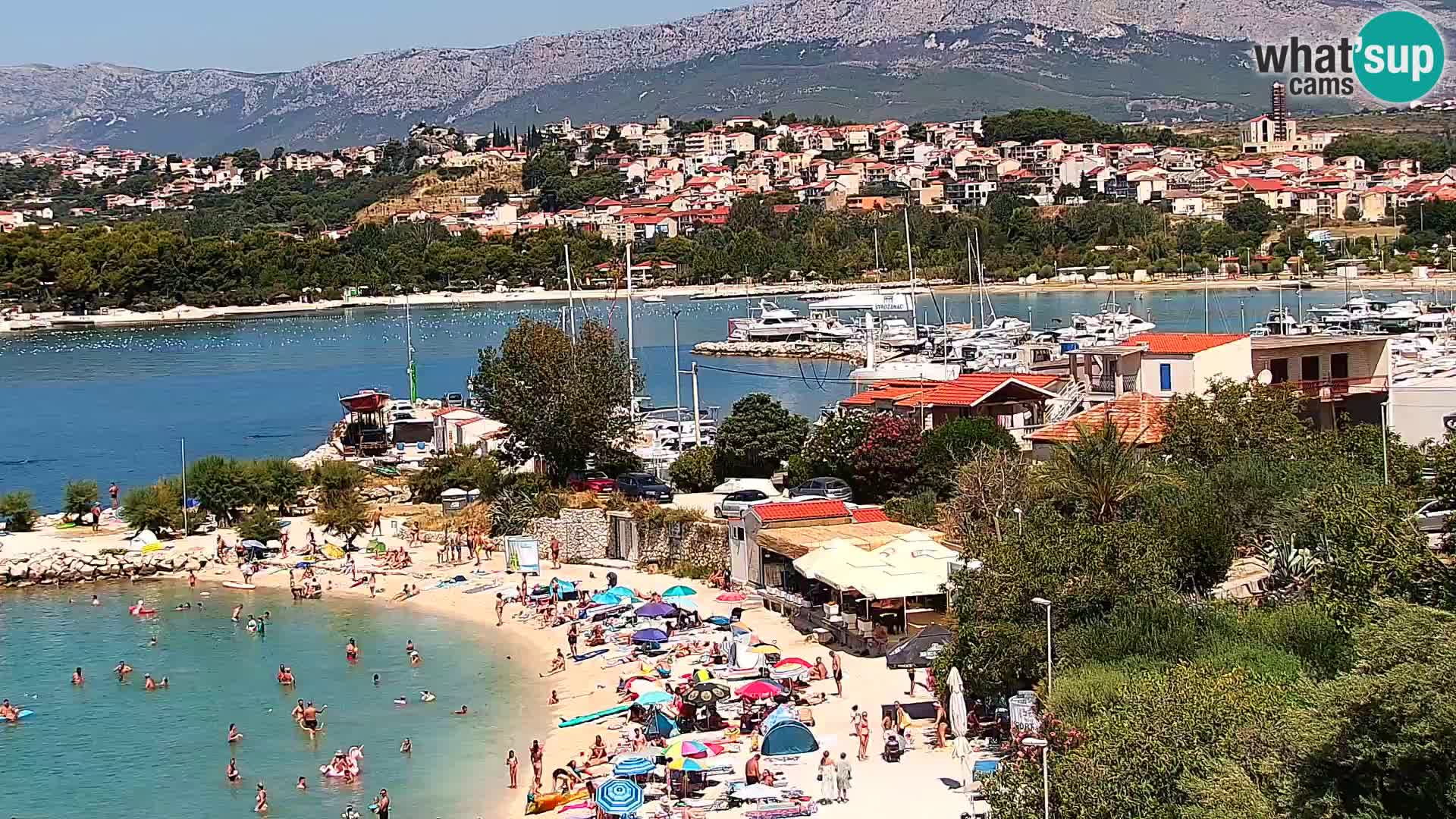 Webcam plage de Podstrana – Vue en direct depuis Hotel Split