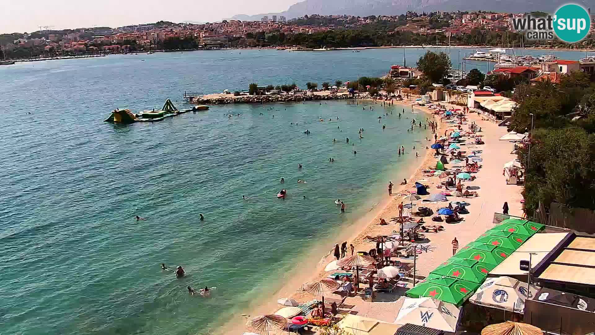 Webcam plage de Podstrana – Vue en direct depuis Hotel Split