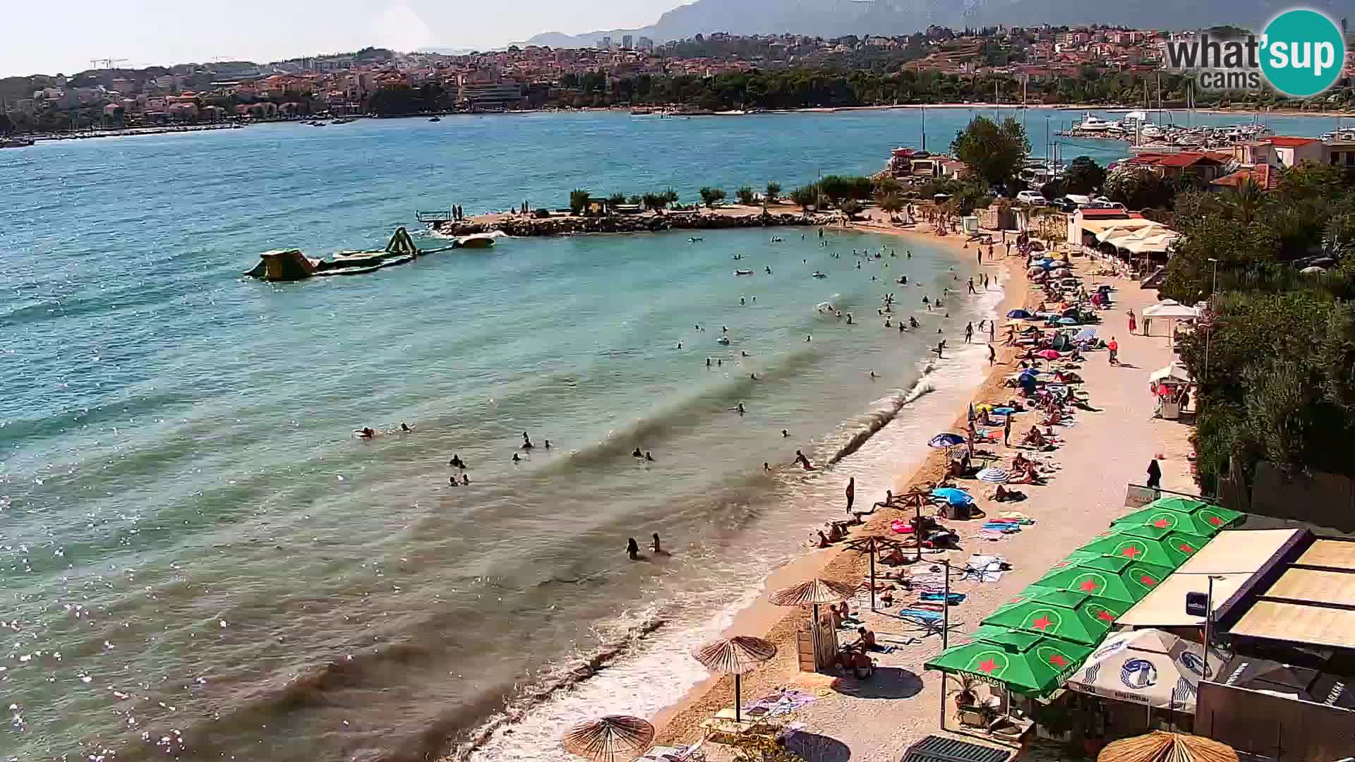 Web kamera Plaža Podstrana – Pogled uživo